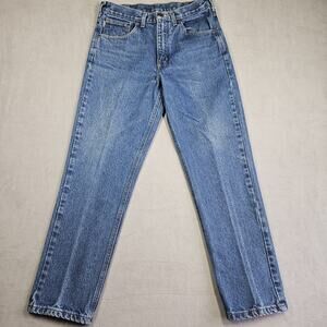 Carhartt Jeans Mens 32x30* B18 DST Traditional Fit Blue Denim Outdoor Workwear